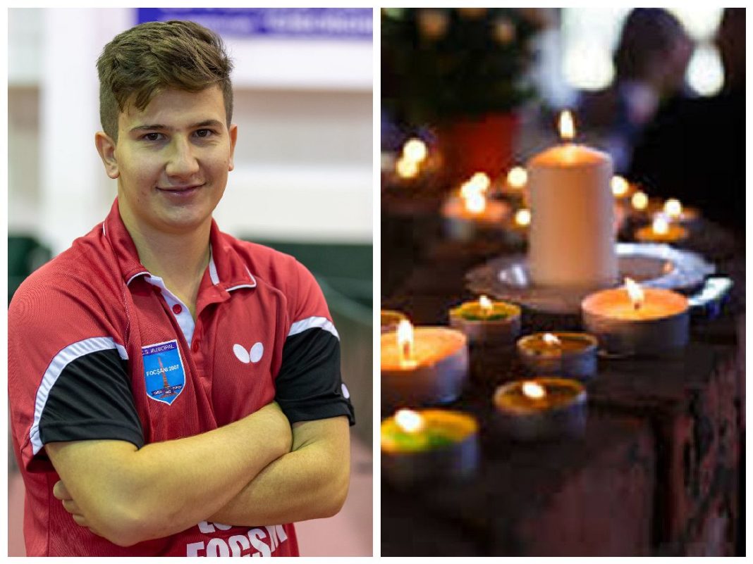 Tânărul campion balcanic la tenis de masă Marius Rădoi, decedat într-un teribil accident, este regretat de colegi și prieteni