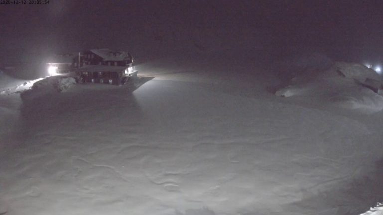 Cel mai mare strat de zăpadă din România, la Bâlea Lac