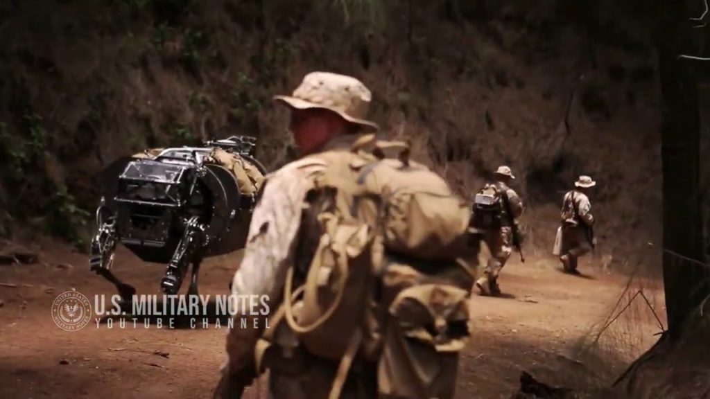Bazele militare ale SUA vor fi păzite de câini-roboţi
