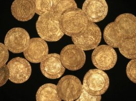 Monede de aur vechi de 600 de ani, descoperite într-o grădină din Anglia