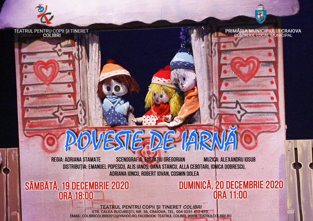 Craiova: Poveste de iarnă la Teatrul Colibri