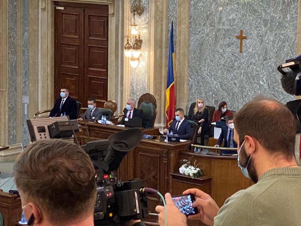 Ion Prioteasa a condus prima ședință a Senatului României din legislatura 2020-2024
