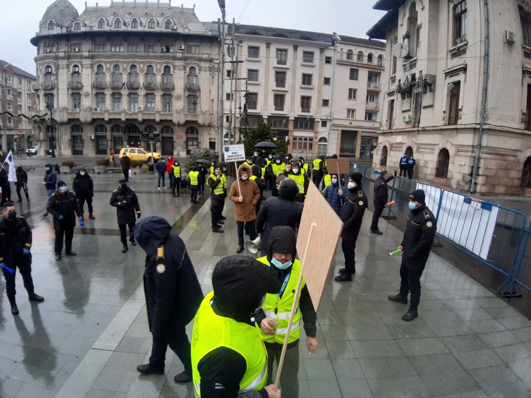 Sindicaliștii CNS Cartel Alfa protesteză astăzi cu pichetarea Ministerului Muncii şi Protecţiei Sociale, între orele 10.00 – 12.00 (Foto: Arhiva GdS)