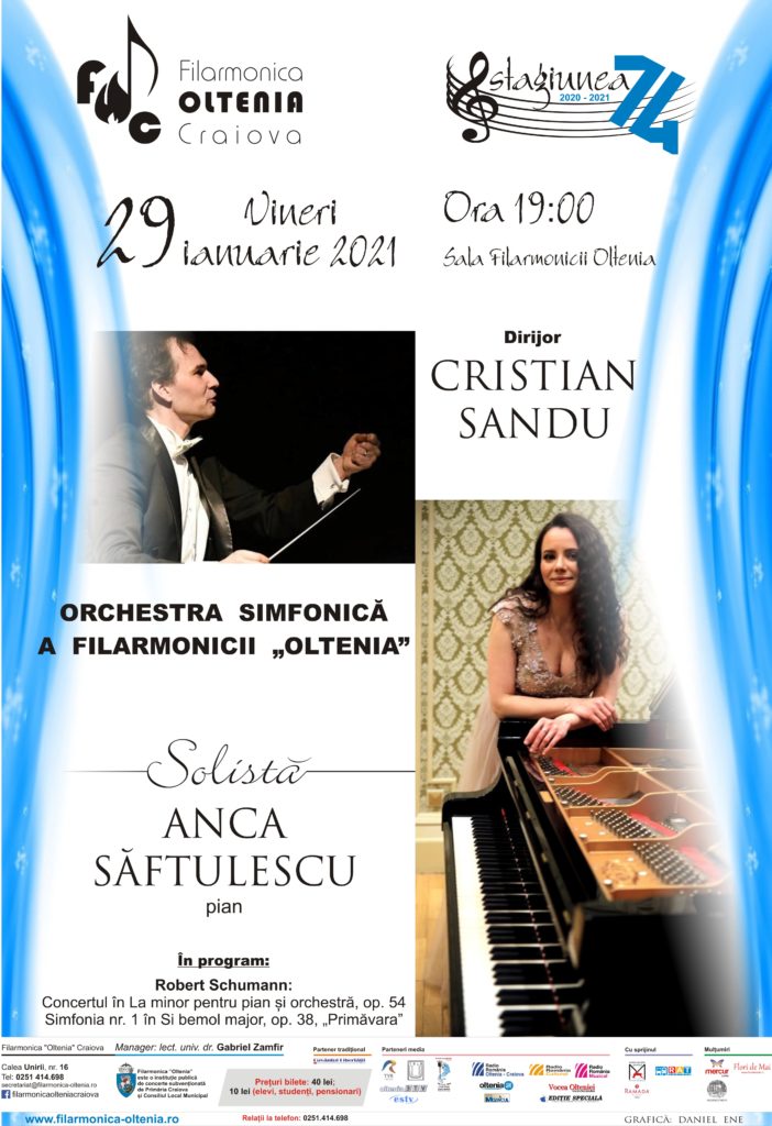 Concert Schumann la Filarmonica Oltenia