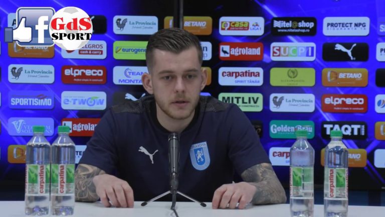 „U“ Craiova – FC Viitorul | Alex Cicâldău: „Nu este nicio criză! Trebuie să câștigăm“