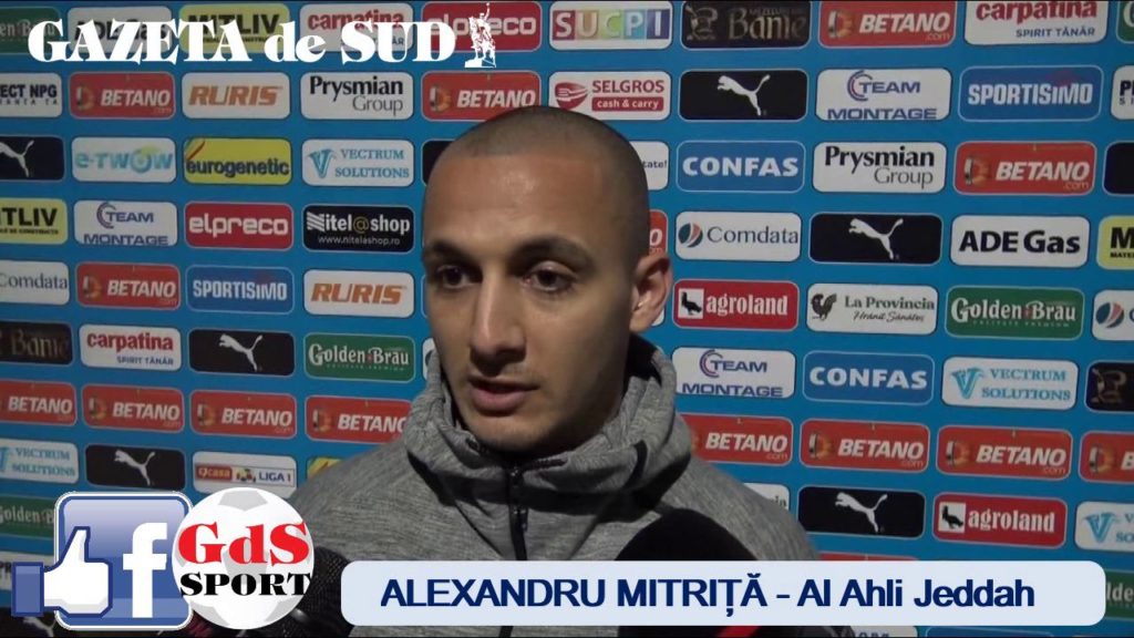 Alexandru Mitriță: „Mesajul meu pentru suporteri este să fie alături de echipă“