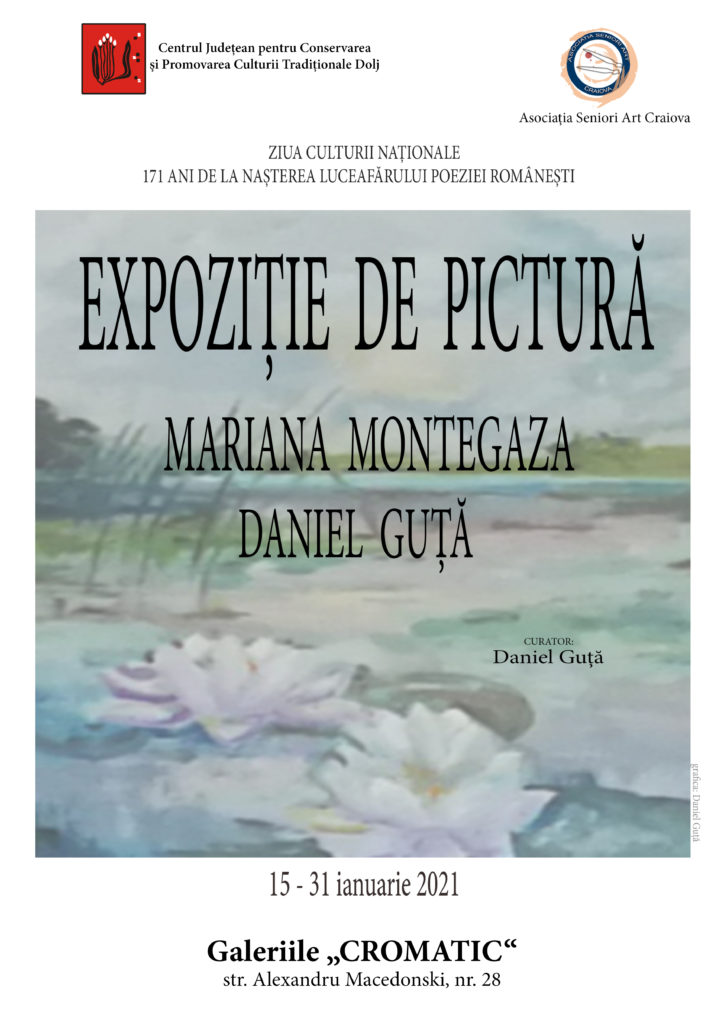 Craiova: Expoziție de pictură, de Ziua Culturii Naționale, la Galeriile „Cromatic“