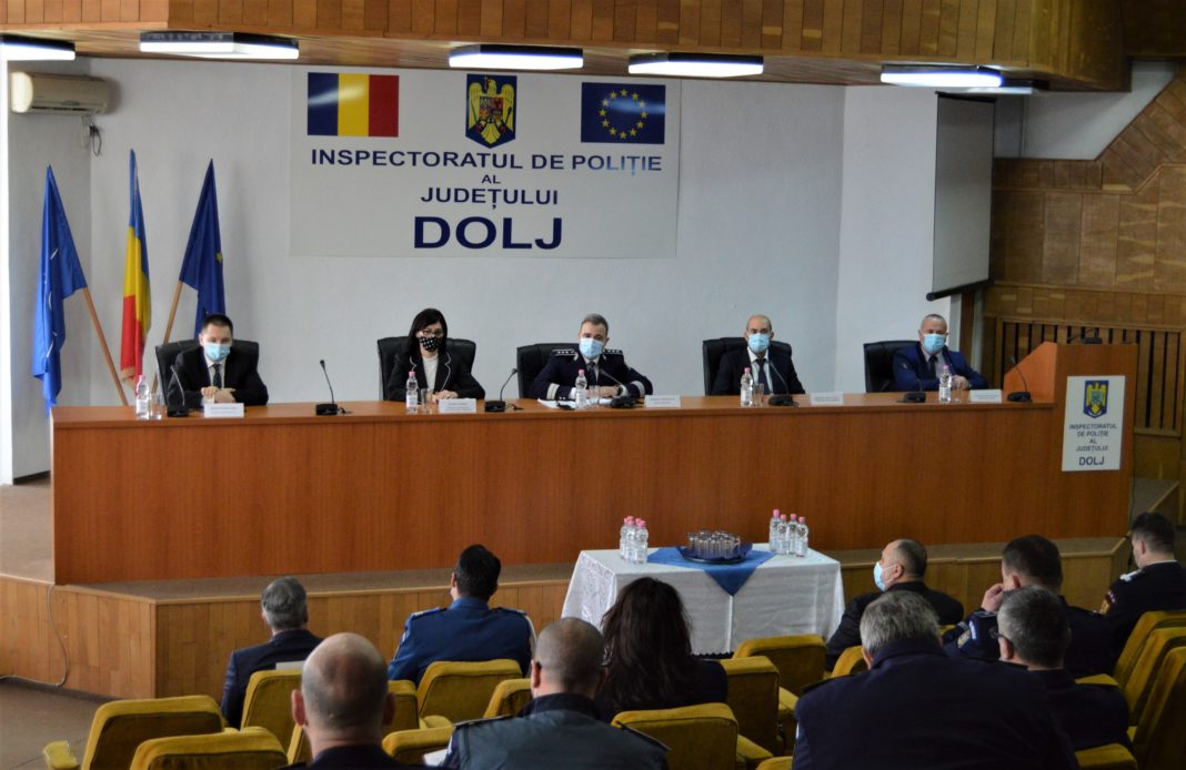 Președintele CJ Dolj, Cosmin Vasile, a participat la evaluarea activității Inspectoratului de Poliție Județean (IPJ)