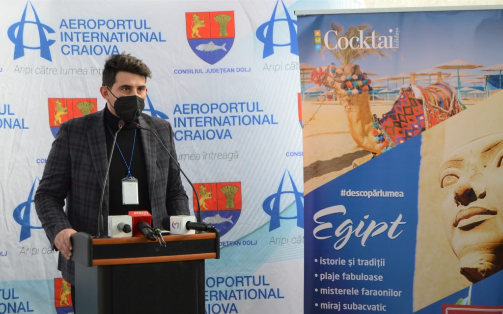 Cursă în premieră la Aeroportul Craiova. Charter direct Craiova – Sharm El Sheikh (Egipt)