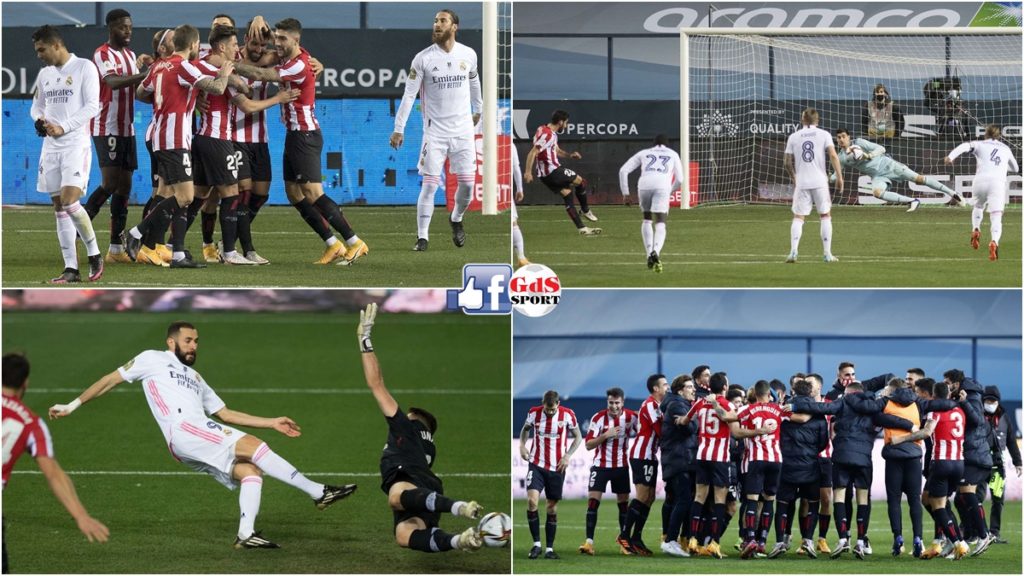 Real Madrid, eliminată de Athletic Bilbao în semifinalele Supercupei Spaniei