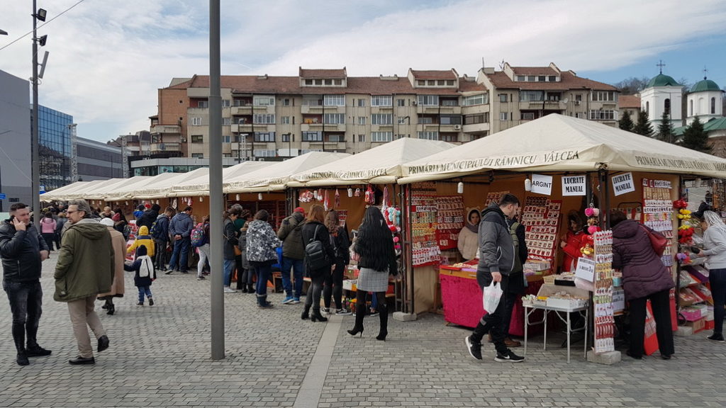 Râmnicu Vâlcea: Pregătiri pentru Târgul de Mărţişor