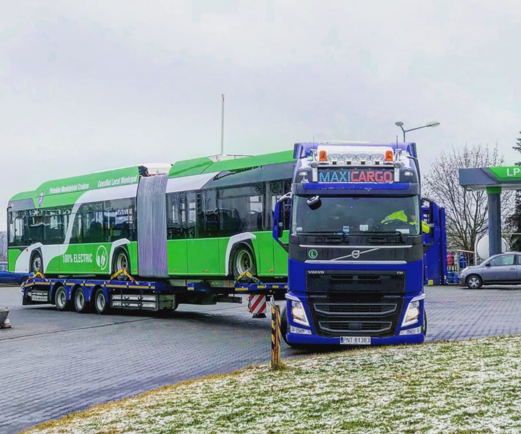 Craiova / A sosit prototipul primului autobuz electric