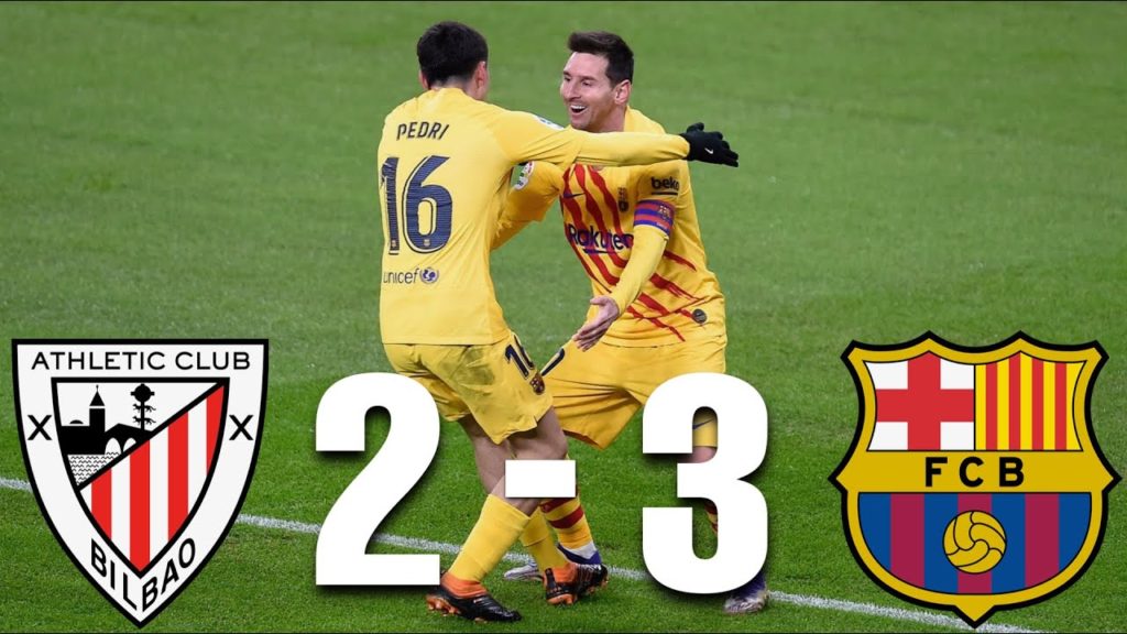 Barcelona, din nou pe podium după victoria cu Bilbao. Messi, în mare formă