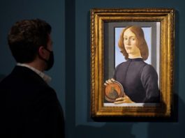 Un portret rar de Botticelli a fost vândut cu aproape 100 de milioane de dolari la New York