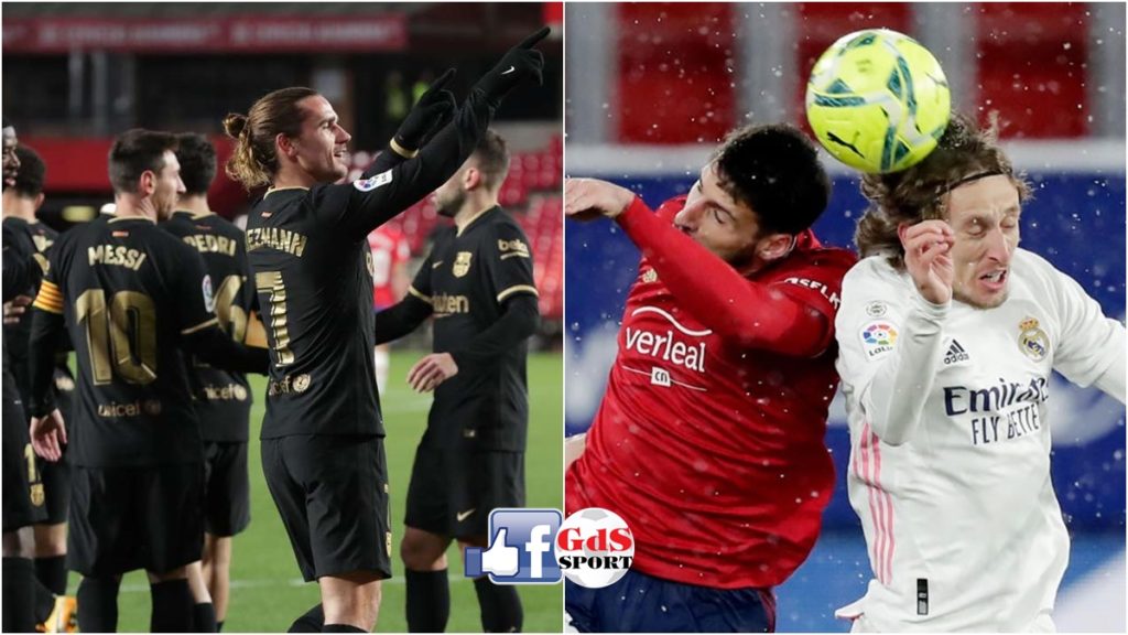 LaLiga | FC Barcelona a urcat pe podium, Real n-a trecut de Osasuna