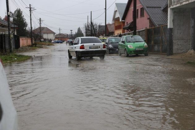 Așa arăta vinerea trecută strada Calea Brezei din Craiova