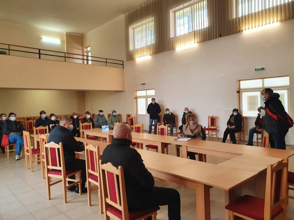 Despre cadastru cu locuitorii comunei Dioști
