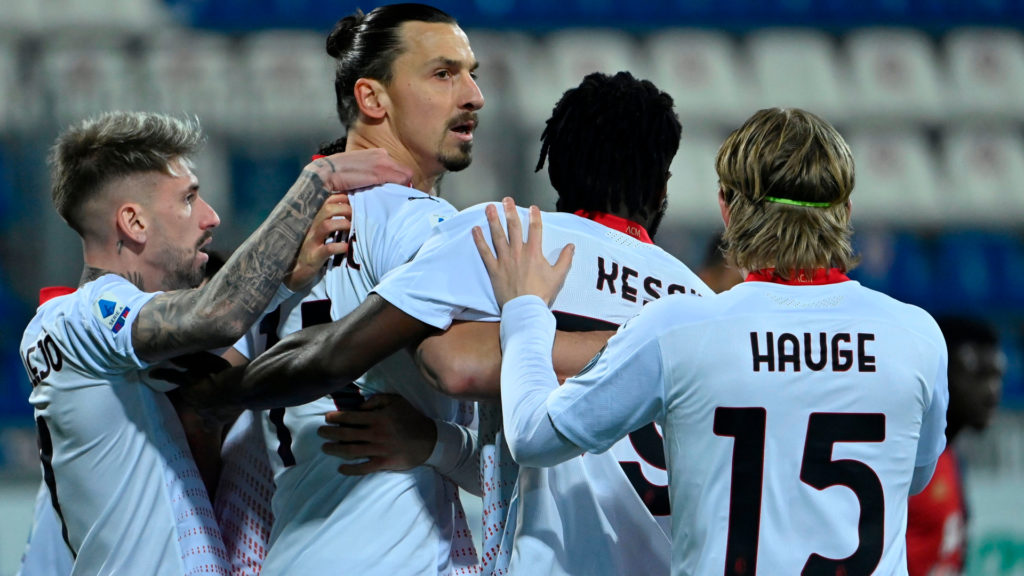 Chiar a revenit Ibrahimovic. Suedezul, dublă pentru Milan în meciul cu Cagliari
