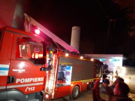 Incendiu povocat de o țigară la Secţia de Psihiatrie a Spitalului Municipal Roman (sursa foto: evz.ro)