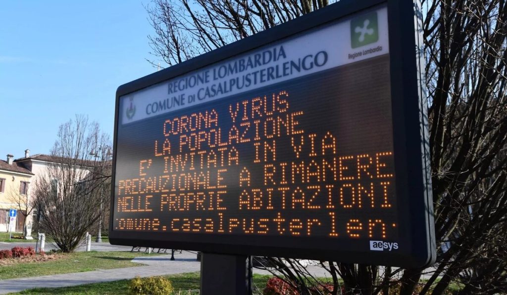 Regiunea italiană Lombardia, declarată „zonă roşie” din greșeală