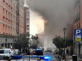Două persoane au murit într-o explozie la un imobil din centrul Madridului