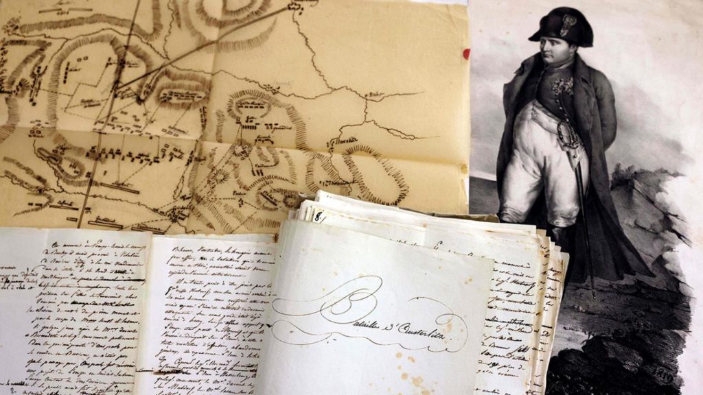 Manuscris adnotat de Napoleon, scos la licitație pentru 1 milion de euro