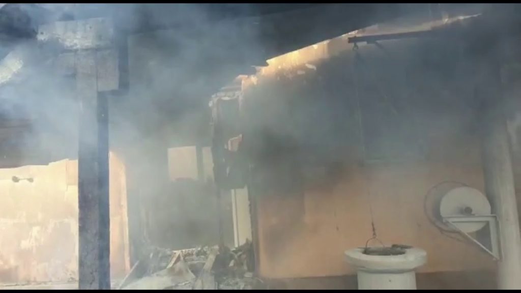 Olt: Incendiu la o anexă gospodărească din Cârlogani