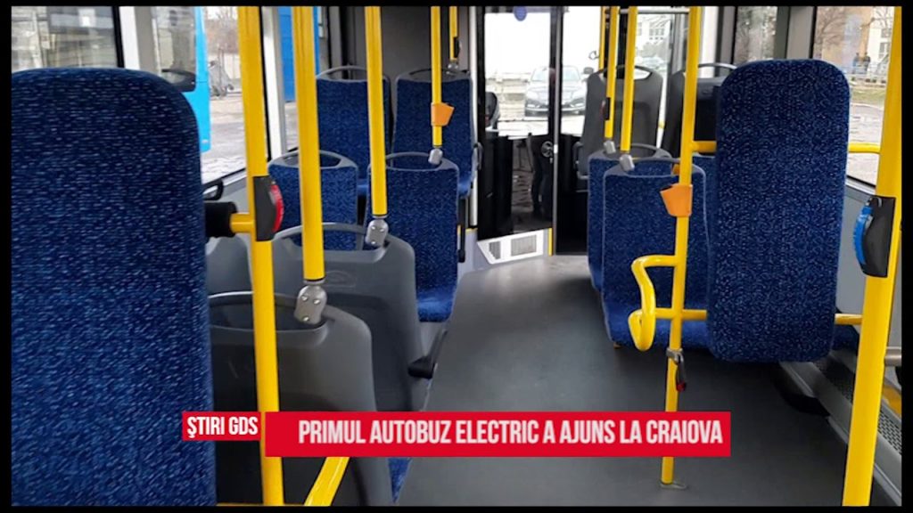 Primul autobuz electric din Craiova va rula pe ruta Craiovița Nouă-Metro