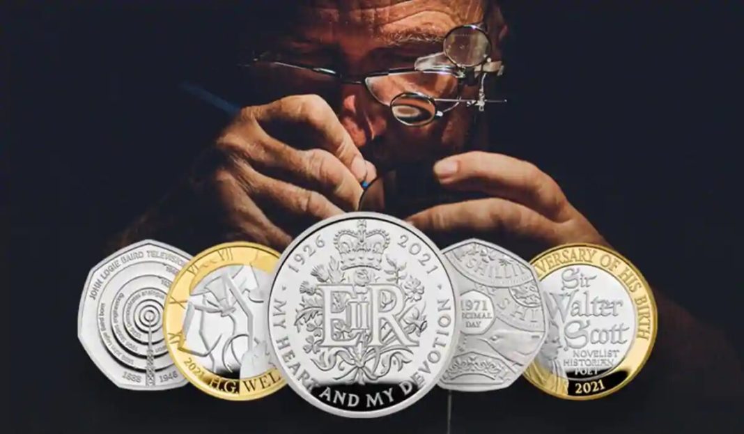 O monedă de cinci lire sterline va marca aniversarea a 95 de ani ai reginei Elizabeth a II-a a Marii Britanii