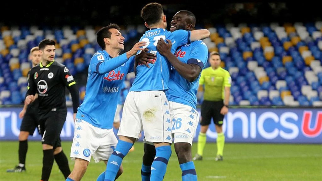 Napoli, ultima formaţie calificată în semifinalele Cupei Italiei