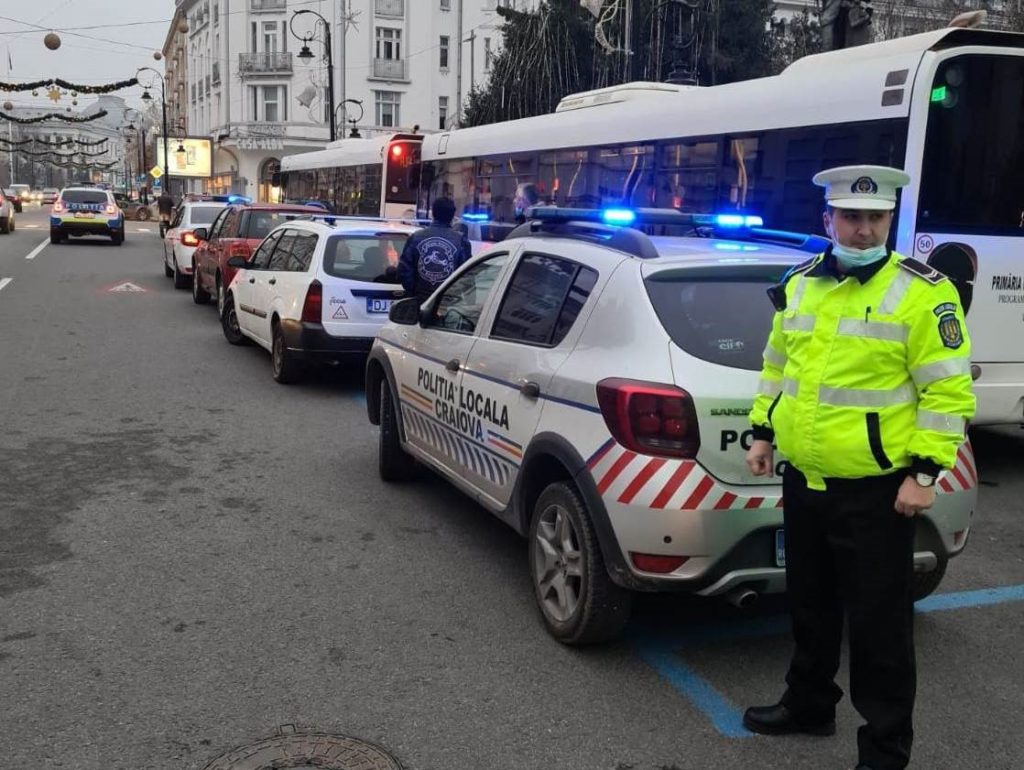 Poliția Locală Craiova, mai blândă cu amenzile în 2020