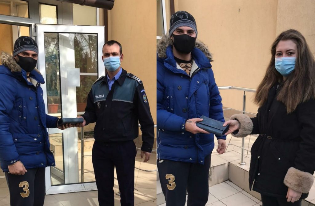 A predat poliţiştilor un portofel găsit pe o stradă din Calafat