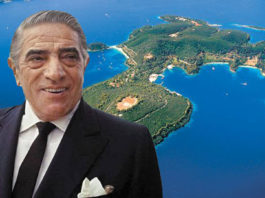 Guvernul elen a aprobat transformarea insulei familiei Onassis în complex de lux