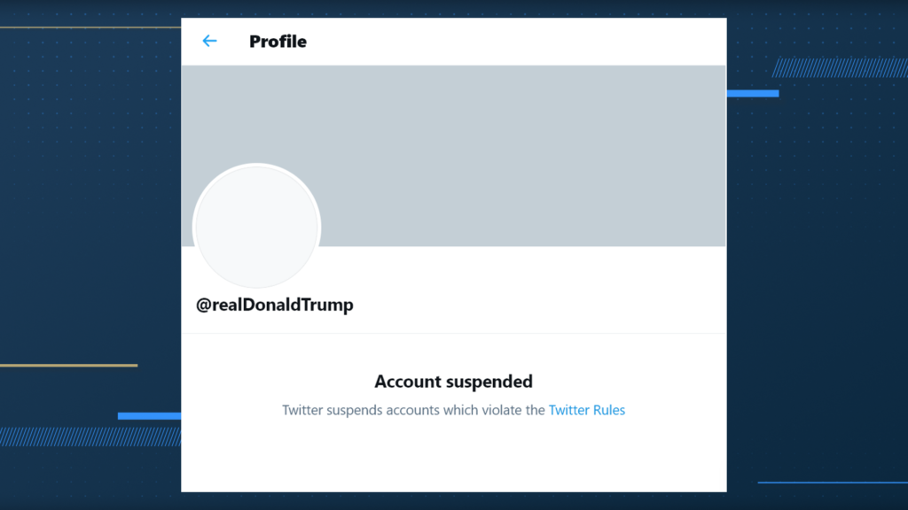 Trump, scos permanent de pe Twitter