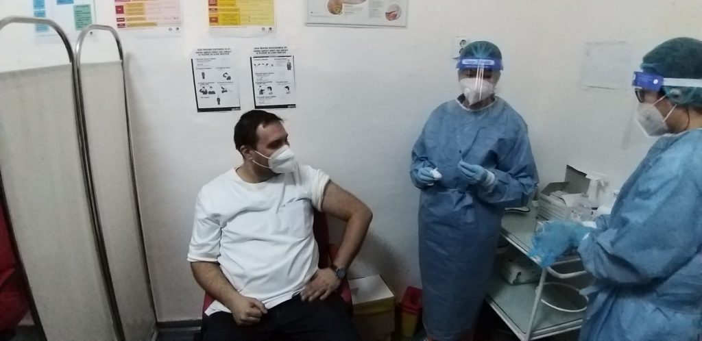 Spitalul Județean încheie vaccinarea angajaților care au optat pentru acest lucru