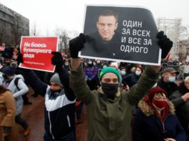Mai mult de o mie de susținători ai opozantului rus Alexei Navalnîi au fost arestați