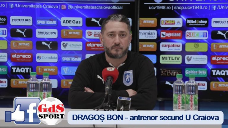 „U“ Craiova – Dinamo 1-0 | Dragoș Bon: „Dedic victoria tuturor suporterilor Științei“