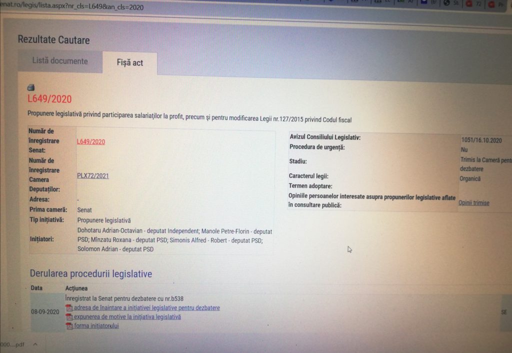 Proiect aberant: firmele private, obligate să împartă profitul cu angajații