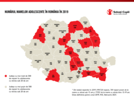 Doljul pe harta mamelor minore din România