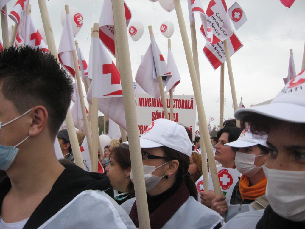 Solidaritatea Sanitară împresoară porțile Parlamentului pe 1 și 2 martie