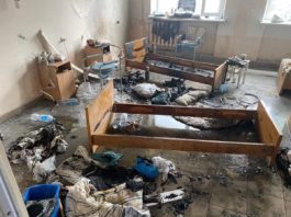 Incendiu puternic la un spital Covid din Ucraina. O conductă de oxigen a explodat