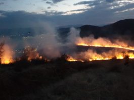 Pompierii mehedințeni au fost solicitați azi noapte să intervină pentru stingerea unui incendiu izbucnit în localitatea Orșova