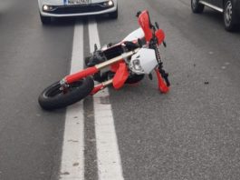 Vâlcea: Motociclist rănit grav într-un accident pe DN 7, la Bujoreni