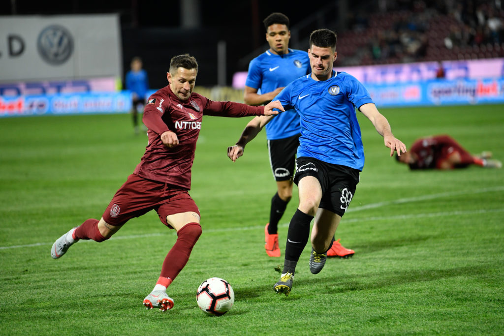 Liga 1 / Tot cu norocul! CFR Cluj a obținut trei puncte mari cu Viitorul în prelungiri