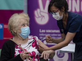Chile a vaccinat peste 1 milion de oameni într-o săptămână