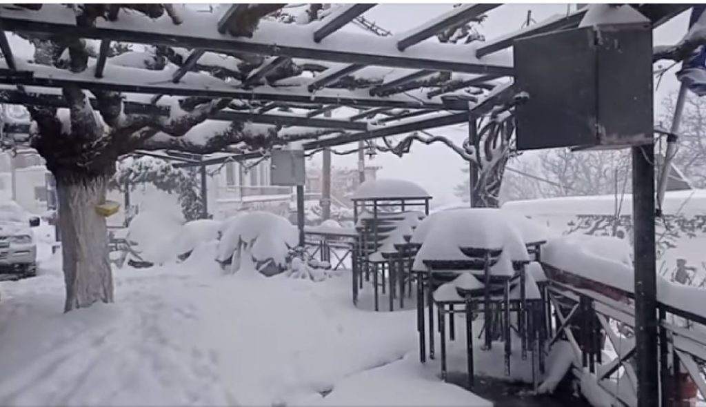 Grecia a fost lovită de o furtună de zăpadă