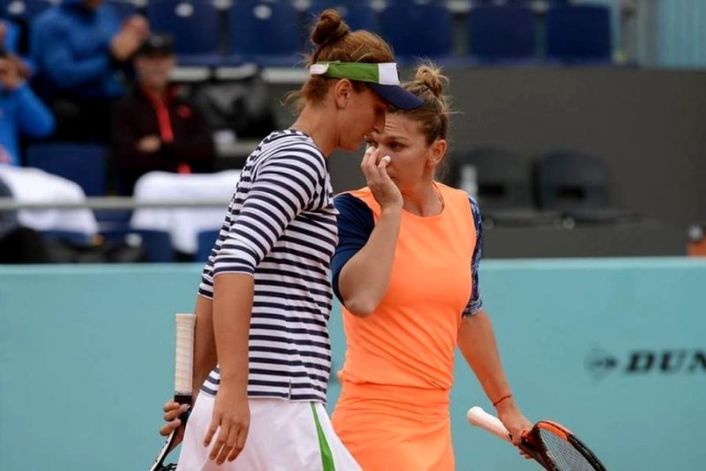 Halep, Begu şi Buzărnescu, eliminate din proba de dublu de la AO