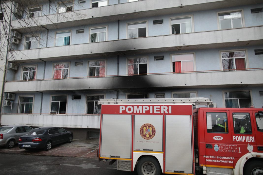Încă un pacient a murit după incendiul de la Institutul Național 
