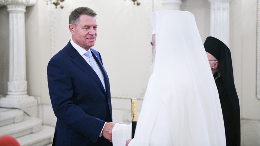 Președintele Iohannis se întâlnește cu Patriarhul Daniel