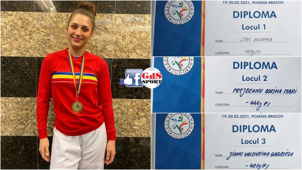 Judokanii de la CSU Craiova s-au întors cu trei medalii de la CN U18 Individual